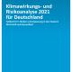 Cover der Klimawirkungs- und Risikoanalyse 2021, Teilbericht 5 - Wirtschaft und Gesundheit